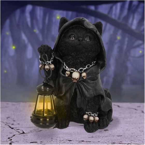Φιγούρα Nemesis Now Adult: Gothic - Reapers Feline Lantern (18.5cm) image 6