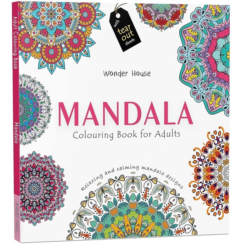 Mandala: Colouring Books for Adults with Tear Out Sheets