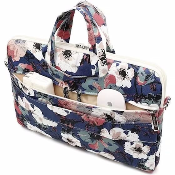 Θήκη Laptop Canvaslife Briefcase MacBook Pro 15" Blue Camellia - Μπλε image 1