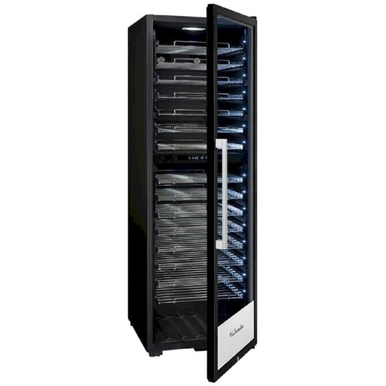LA SOMMELIERE PRO160DZN για 152 Μπουκάλια Μαύρο Συντηρητής Κρασιών image 6