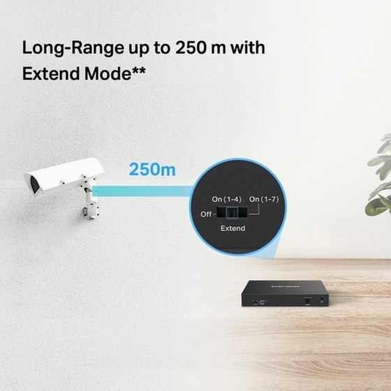 Mercusys MERMS108GP v1 Unmanaged L2 PoE+ Switch με 8 Θύρες Gigabit (1Gbps) Ethernet image 4