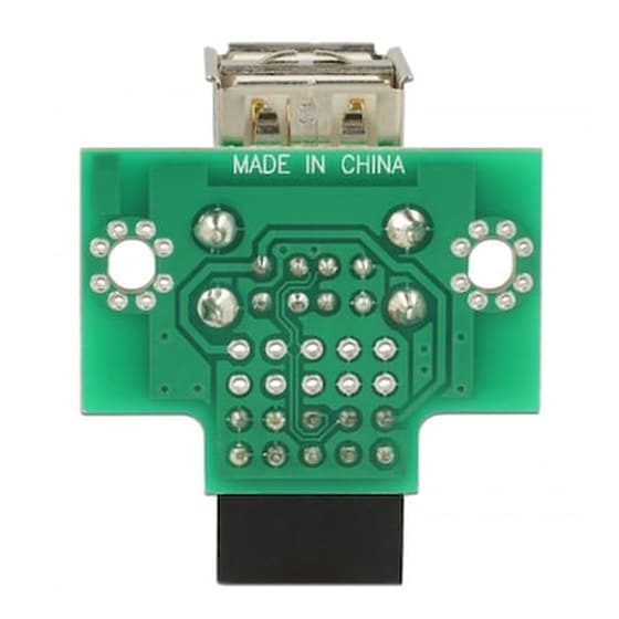 Αντάπτορας DeLock USB-A Female σε 2x USB Female image 1