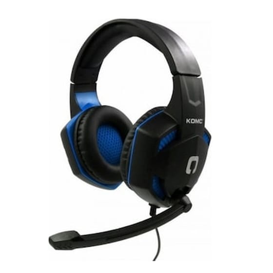 Komc G302 Gaming Ενσύρματα Ακουστικά 3.5mm - Μαύρα/Μπλε image 0