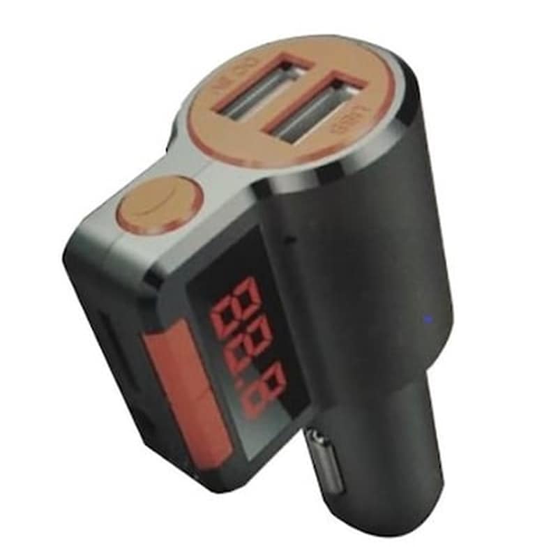 Car Fm Transmitter Αυτοκινήτου Usb Sd Aux Bluetooth - Ανοιχτής Ακρόασης - Φορτιστης Usb