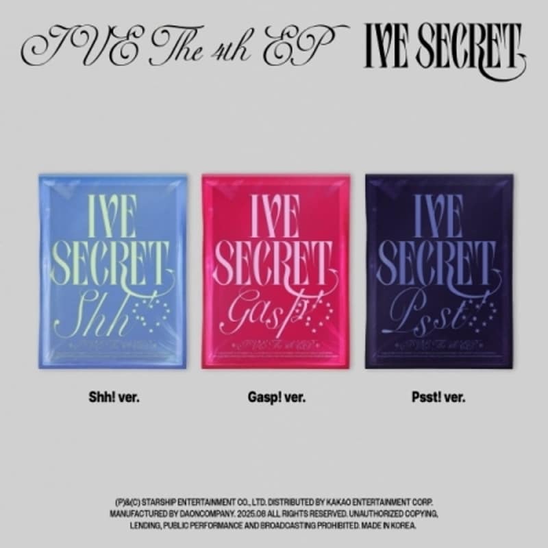 IVE Secret (3 ver. / Random)