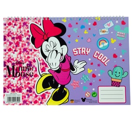 Μπλοκ Ζωγραφικής GIM 23X33 Minnie A4 40 Φύλλων