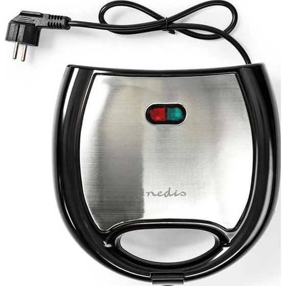Βαφλιέρα NEDIS KAWP200BK 750 W 2 Θέσεων Μαύρο image 5