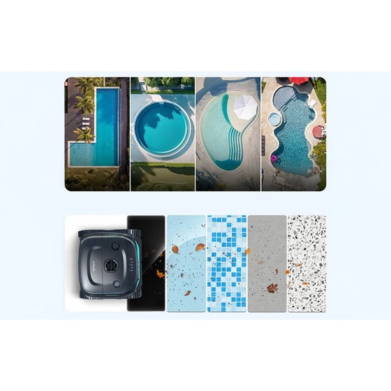 WYBOT C2PRO για Πισίνα Μαύρο Σκούπα Ρομπότ image 6