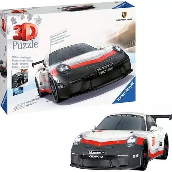 3D Παζλ Ravensburger Porsche GT3 Cup (108 Κομμάτια) image 2
