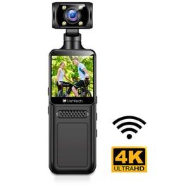 Action Camera Lamtech 180° 4K - Μαύρη