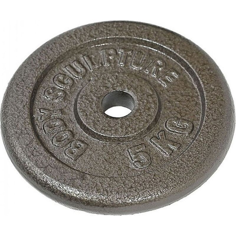 BODY SCULPTURE Δίσκος μεταλλικός BODY SCULPTURE 5 KG Γκρι