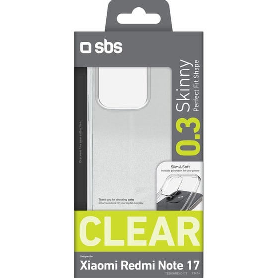 Θήκη Xiaomi Redmi Note 17 4G/Redmi Note 17 5G - SBS Skinny Cover - Transparent image 1