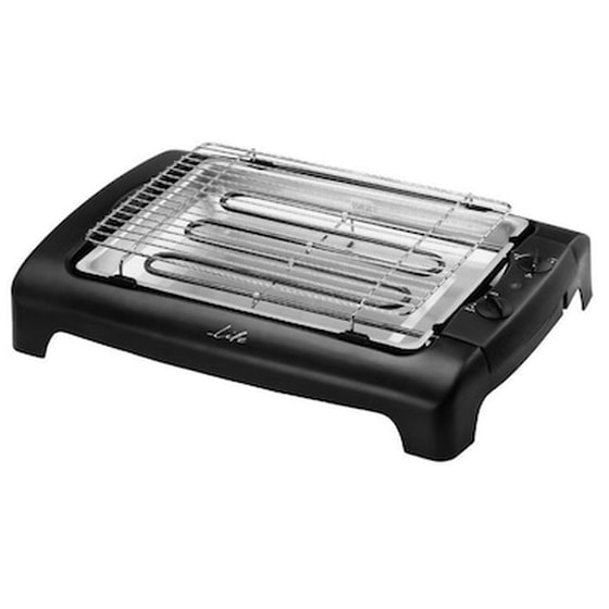 Επιτραπέζια Ηλεκτρική Ψησταριά LIFE BBQ KING 221-0137 2000 W Μαύρο image 2