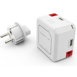 Allocacoc PowerUSB Portable Powercube 4x Usb - Λευκό
