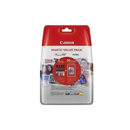 Canon CLI-551XL Κυανό / Ματζέντα / Κίτρινο / Μαύρο Πακέτο 4 Μελανιών Εκτυπωτή 6443B006AA