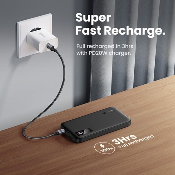Powerbank Ugreen PB311 10.000mAh - Μαύρο image 3