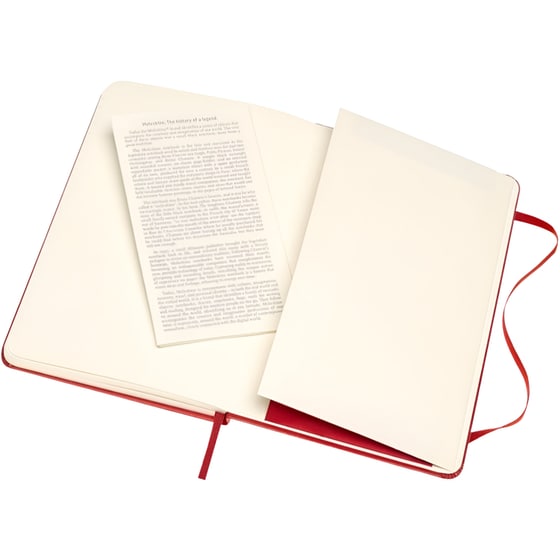 Σημειωματάριο Moleskine Ριγέ Medium Κόκκινο (1 Τεμάχιο) image 4