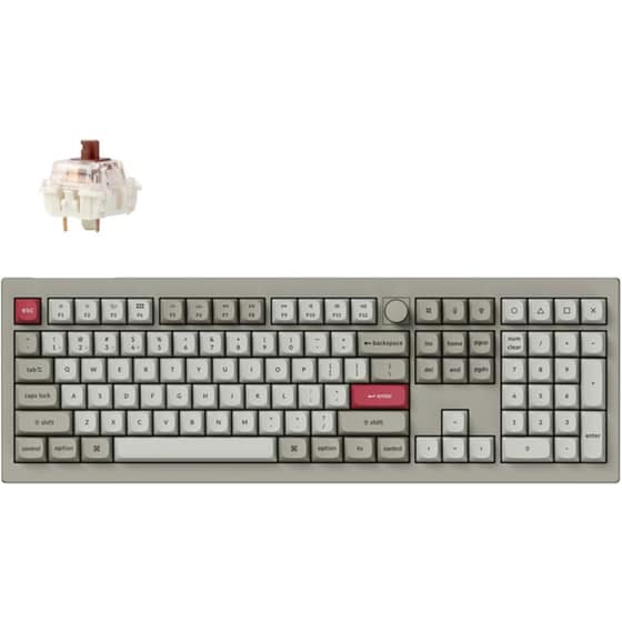 Keychron V6M-R3 Gaming Μηχανικό Ασύρματο Πληκτρολόγιο image 0