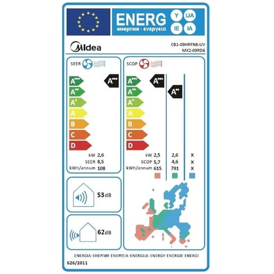 MIDEA Breezeless E Κλιματιστικό Inverter 9.000 BTU A+++/A+++ image 10