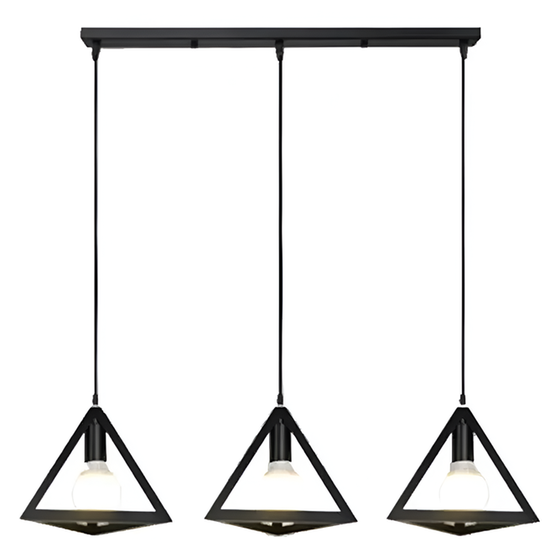 Κρεμαστό Φωτιστικό Οροφής Σε Μαύρο Χρώμα R50 image 0