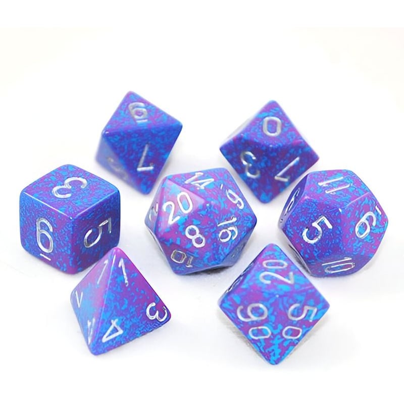 CHESSEX Chessex Speckled - Silver Tetra CHESSEX