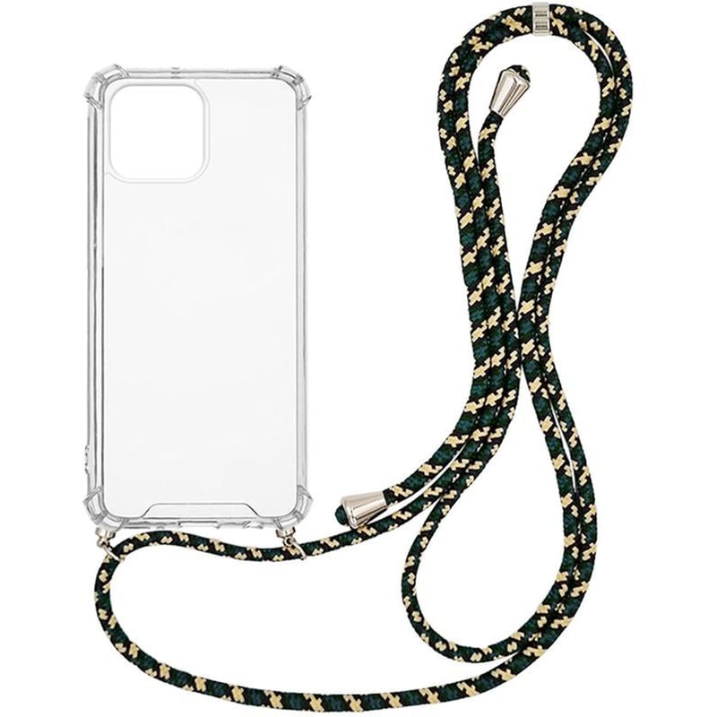 Θήκη Apple iPhone 13 Pro Max - Sonique με Κορδόνι Armor Clear - Πράσινο