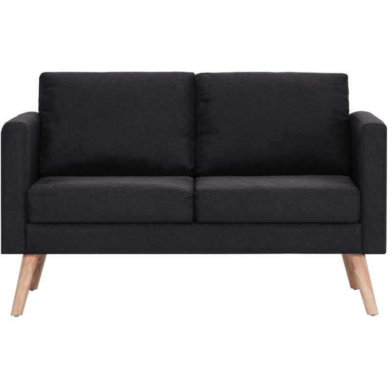 Διθέσιος Καναπές VidaXL 116x70cm - Μαύρο VIDAXL