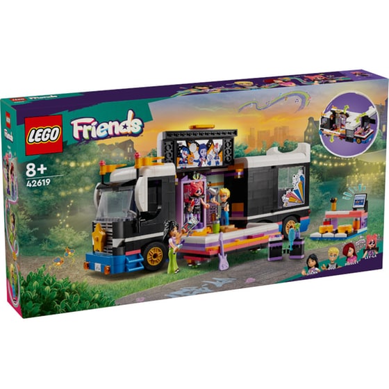 LEGO® Friends Pop Star Music Tour Bus (42619) image 0