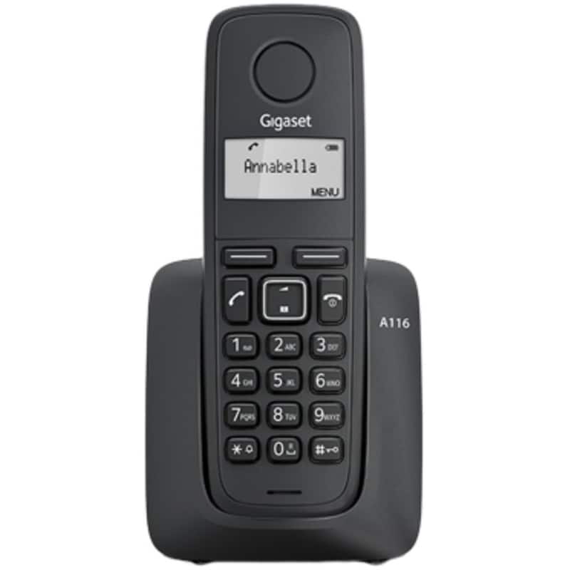 GIGASET Ασύρματο Τηλέφωνο Gigaset A116 - Black
