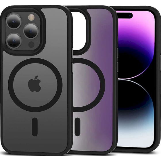 Θήκη Apple iPhone 15 Pro Max - Tech-Protect MagMat MagSafe - Matte Black image 0