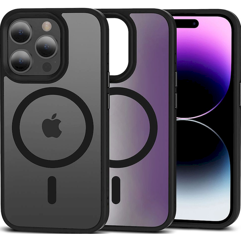 Θήκη Apple iPhone 15 Pro Max - Tech-Protect MagMat MagSafe - Matte Black