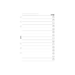 Ανταλλακτικά Φύλλα A5 Filofax Υπενθυμίσεις