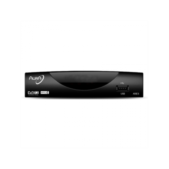Δέκτης Tdt Aura Aries T2 Hdmi Usb 2.0 Μαύρο image 0