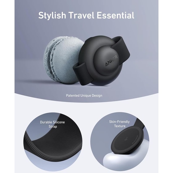 Ασύρματος Φορτιστής ANKER MagGo UFO 3 in 1 Charger Foldable 15W - Black image 2