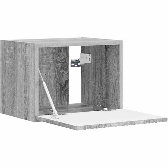 Έπιπλο Τηλεόρασης VidaXL Επιτοίχιο 2 τμχ 39 x 31 x 29,5 cm - Γκρι Sonoma image 4