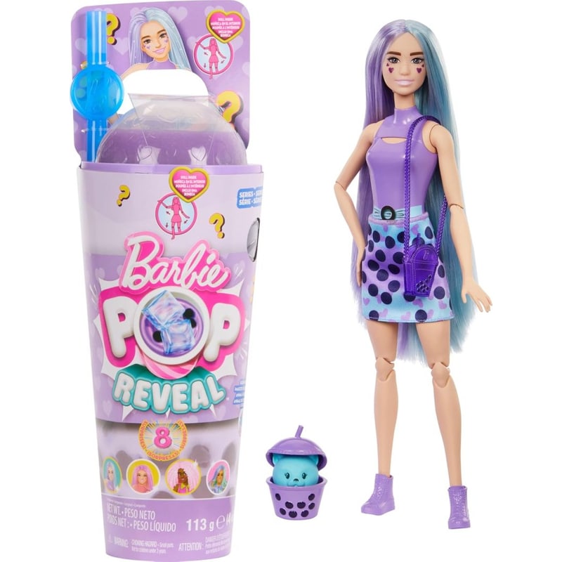 MATTEL Mattel Barbie: Pop Reveal - Bubble Tea Series Taro Milk Doll (HTJ19)
