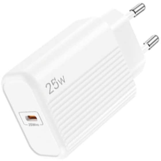 Φορτιστής Πρίζας Lamtech LAM112693 USB‑C 25 W - Μαύρο image 0