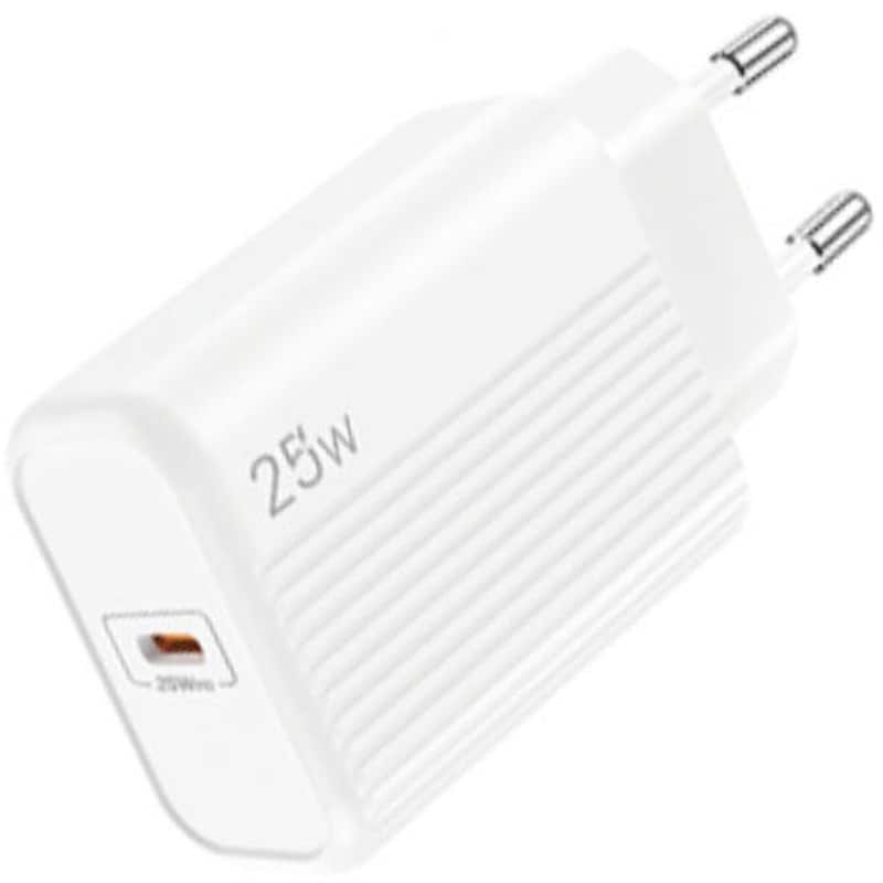 Φορτιστής Πρίζας Lamtech LAM112693 USB‑C 25 W - Μαύρο