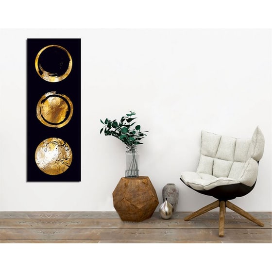 Μοντέρνος Πίνακας 24Mall Κύκλοι 30x80 cm image 1