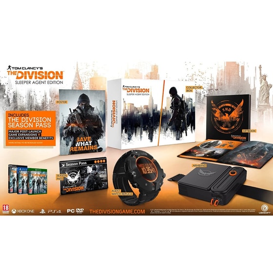 PS4 Game - Tom Clancy's The Division Sleeper Agent Collectors Edition image 1