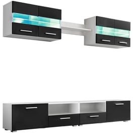 Έπιπλα Τηλεόρασης VidaXL 5 Τμχ 100x30x34cm - Μαύρο