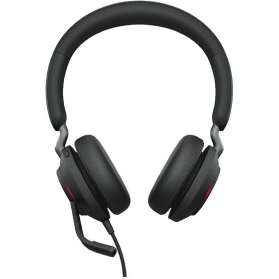 Ενσύρματα Ακουστικά Κεφαλής Jabra Evolve2 40 SE MS Stereo με Μικρόφωνο - Μαύρα image 1