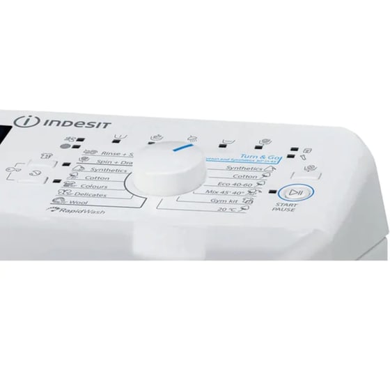 INDESIT BTW B 7220P EU/N 7 kg 1.200 Λευκό Πλυντήριο Ρούχων image 5