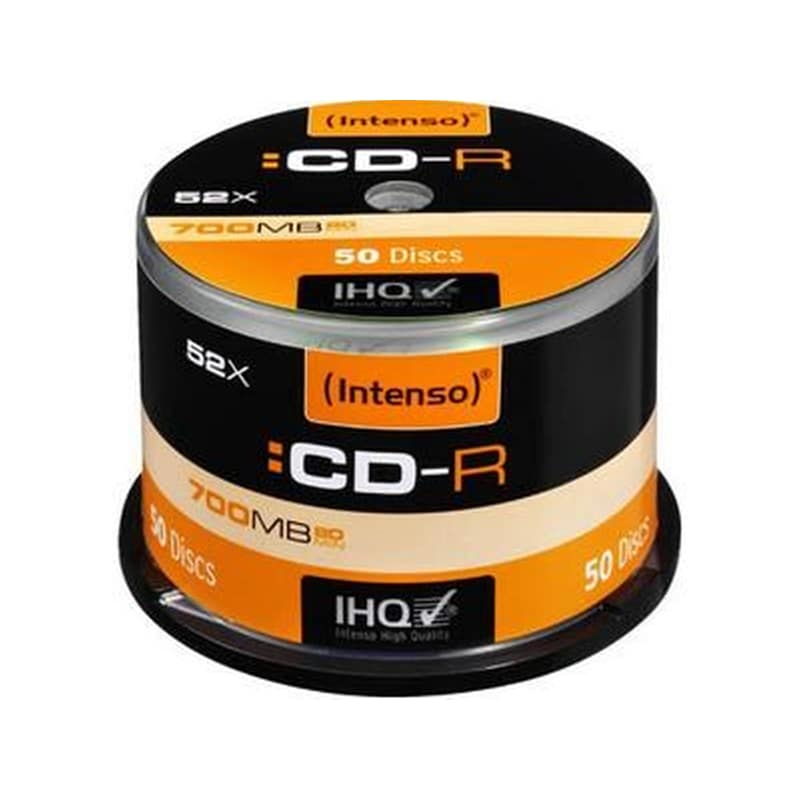 Δίσκοι CD/DVD Intenso CD-R 700MB 50τμχ