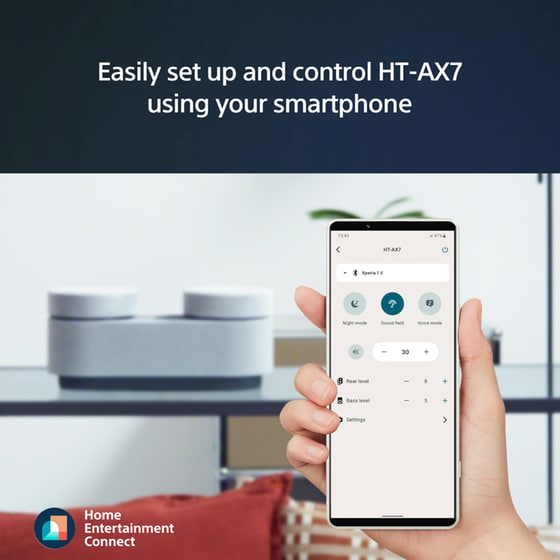 Home Theatre Sony HT-AX7 Portable - Γκρί image 8