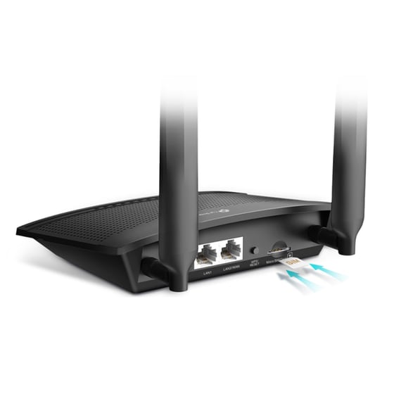 TP-LINK TL-MR100 v1.2 Ασύρματο 4G Mobile Router Wi‑Fi 4 με 2 Θύρες Ethernet image 2