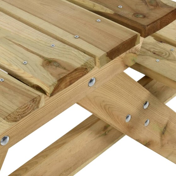Τραπέζι Εξωτερικού Χώρου VidaXL Aπό Ξύλο 220x122x72 cm - Καφέ image 4