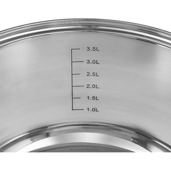 Κατσαρολάκι Ρηχό RESTO Casserole-RE92004 από Ανοξείδωτο Ατσάλι 22 cm 4.6 L Inox image 11