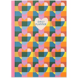 Πλανόγραμμα Ημερήσιο Raspberry Blossom Rainbow Hearts