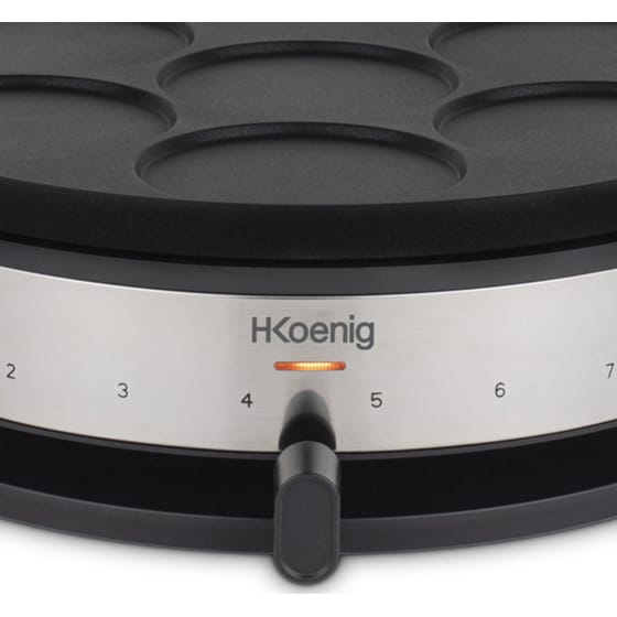 Κρεπιέρα H.KOENIG KREP56 1500 W Ασημί image 2